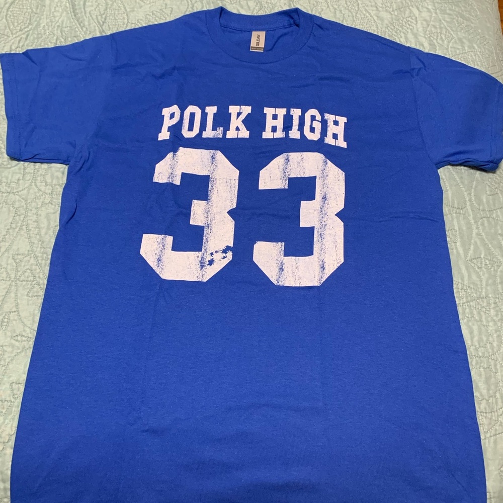NWOT Gildan Al Bundy Polk High #33 T-shirt Men’s Medium